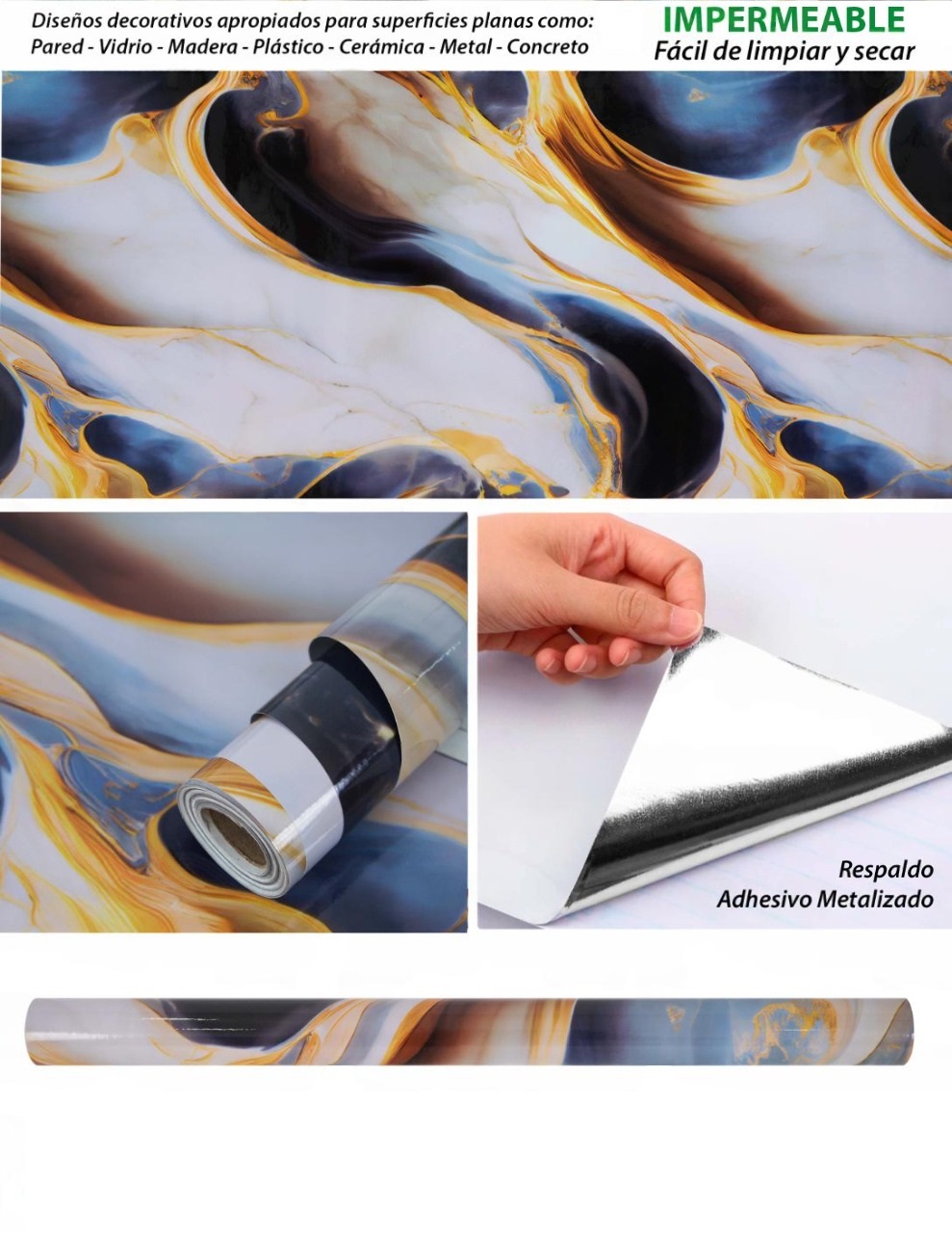 Papel adhesivo brillante VAK-18664